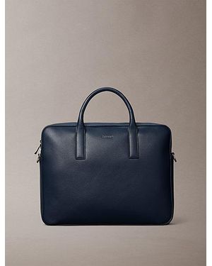 Calvin Klein Micro Pebble Commuter Laptop Bag - Blue
