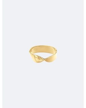Calvin Klein Hinged Bangle Bracelet - White