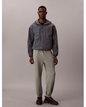 Calvin Klein Performance Cotton Blend Joggers - Brown