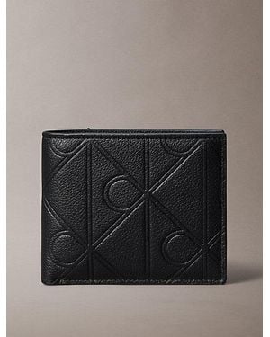 Calvin Klein Full Grain Leather Rfid Billfold Wallet - Black