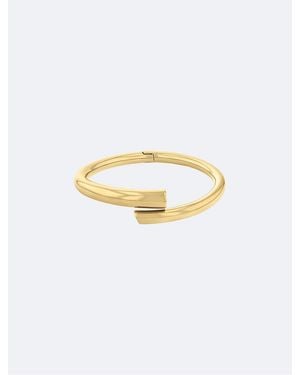 Calvin Klein Sculptural Round Bangle - White