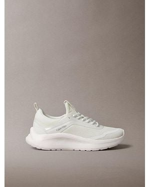Calvin Klein Ck Curve Lightweight Runner Trainers - White