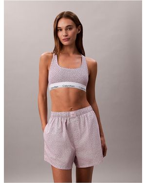 Calvin Klein Icon Cotton Modal Unlined Bralette - Multicolor