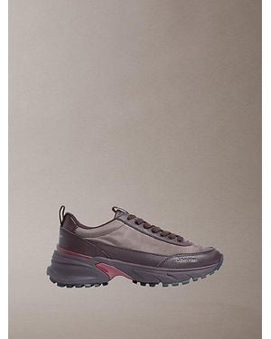 Calvin Klein Trailblazer — Leather Runner Trainers - Multicolour