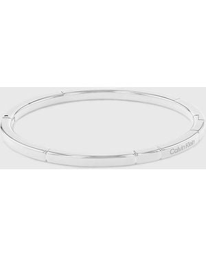 Calvin Klein Geometric Stainless Steel Bracelet - Metallic