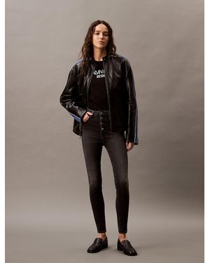 Calvin Klein Jean High Rise Super Skinny Longueur Cheville - Multicolore