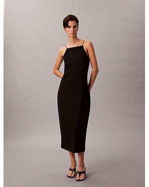 Calvin Klein Jeans Milano Jersey Cami Dress - Black
