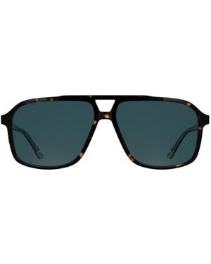 Calvin Klein Aviator Sunglasses - Blue
