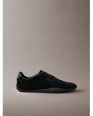 Calvin Klein Suede Hybrid Ballet Trainers - Grey