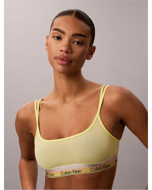 Calvin Klein Icon Mesh Pride Unlined Bralette - Multicolor