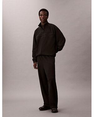 Calvin Klein Sport Breathable Travel Tracksuit Bottoms - Black
