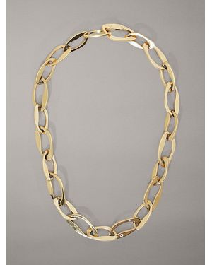 Calvin Klein Organic Shape Chain Necklace - Metallic