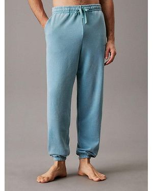 Calvin Klein Loungejoggingbroek Cotton Terry - Blauw