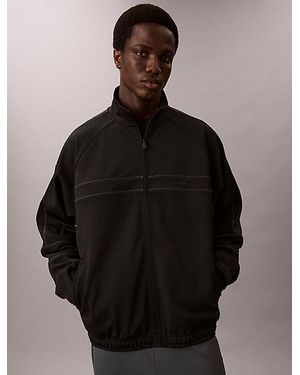 Calvin Klein Sport Breathable Travel Track Jacket - Black