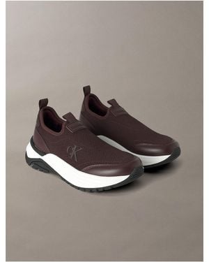 Calvin Klein Ablea Knit Sneaker - Metallic