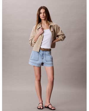 Calvin Klein Ribbed Cotton Cami Top - White