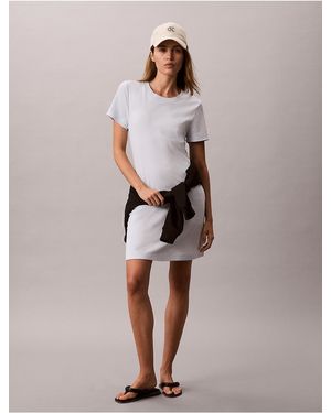 Calvin Klein Calvin Klein Monogram Mini T-Shirt Dress - Multicolor