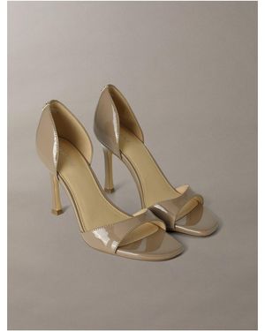 Calvin Klein Aileen Open Toe Heel - Brown
