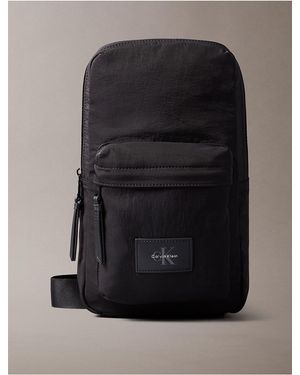 Calvin Klein Nylon Sling Bag - Black