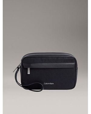 Calvin Klein Toilettas Met Logo - Blauw