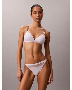 Calvin Klein Triangel Bh - Bruin