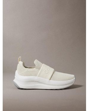 Calvin Klein Ck Volumax Slip On Runner Trainers - Metallic