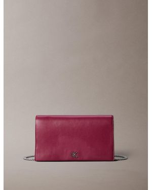 Calvin Klein Monogram Chain Wallet - Pink