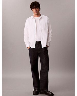 Calvin Klein Jeans Baggy Utility Jeans - White