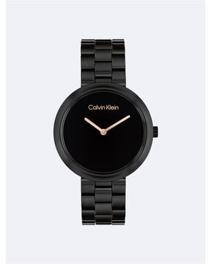 Calvin Klein Monochromatic Ceramic Case Watch - Black