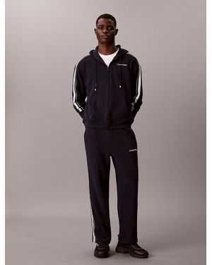 Calvin Klein Cotton Blend French Terry Joggers - Blue