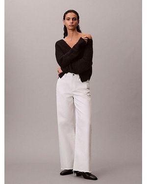 Calvin Klein Wide Leg Jeans - Wit
