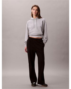 Calvin Klein Cotton Terry Track Pants - Gray