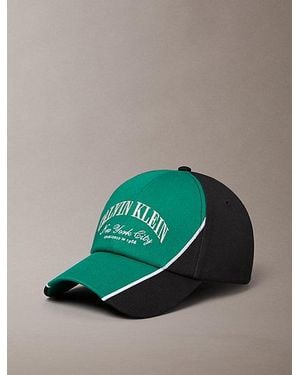 Calvin Klein Heritage Crest Dual Tone Baseball Cap - Green