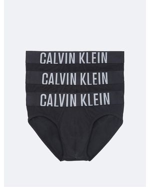 Calvin Klein Intense Power Micro 3 Pack Hip Brief - Black