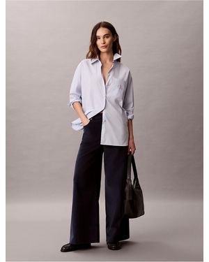 Calvin Klein Calvin Klein Corduroy Wide Leg Pants - Multicolor