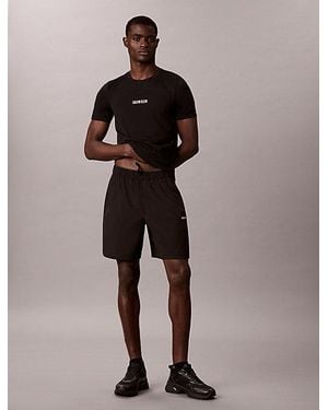 Calvin Klein Sport Water Repellent Performance Gym Shorts - Green