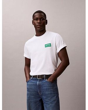 Calvin Klein Jeans Varsity Badge T-Shirt - Blue