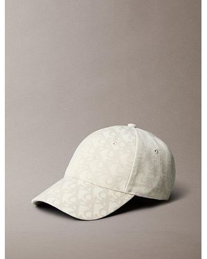 Calvin Klein Jacquard Pet Met Logo - Naturel