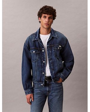 Calvin Klein Jeans 90S Denim Trucker Jacket - Blue