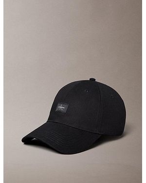 Calvin Klein Gorra con parche de monograma tejido - Negro