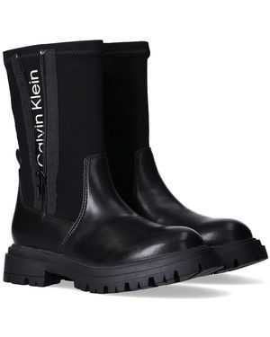 Calvin Klein Kids Easy-Zip Chelsea Boots - Black