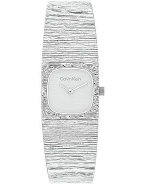 Calvin Klein Sophisticated Square Bracelet Watch - White
