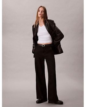 Calvin Klein Ultra High Rise Relaxed Jeans - Zwart