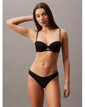 Calvin Klein Demi T-Shirt Bra Cotton Modal Bare - Brown
