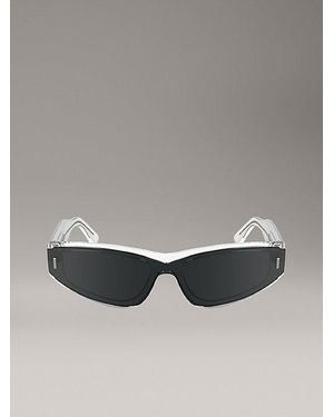 Calvin Klein Cat Eye Sunglasses - Metallic