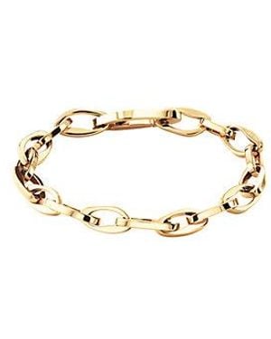 Calvin Klein Sculpted Oval Links Bracelet - White