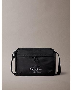 Calvin Klein Bold Logo Nylon Camera Bag - Grey