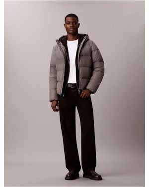 Calvin Klein Calvin Klein Reflective Ombre Down Puffer Jacket - Multicolor