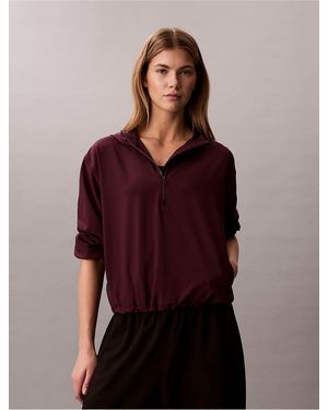 Calvin Klein Calvin Klein Woven Parachute Jacket - Purple