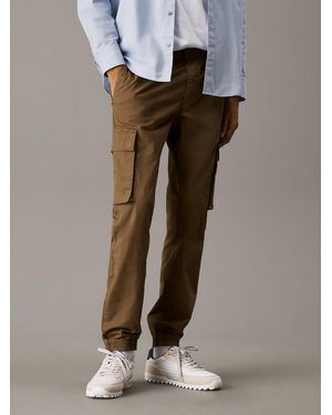 Calvin Klein Skinny Ripstop Cargo Trousers - Multicolour
